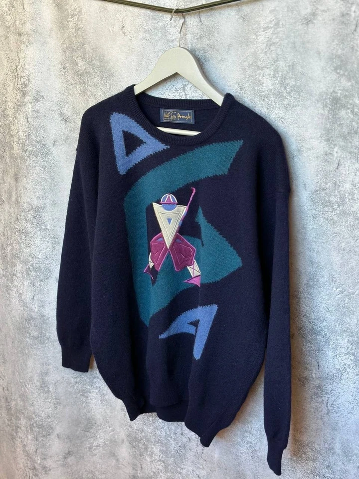 Pringle of Scotland Nick Faldo Vintage Wool Sweater Scotland Jumper Size XL - Image 2 of 4