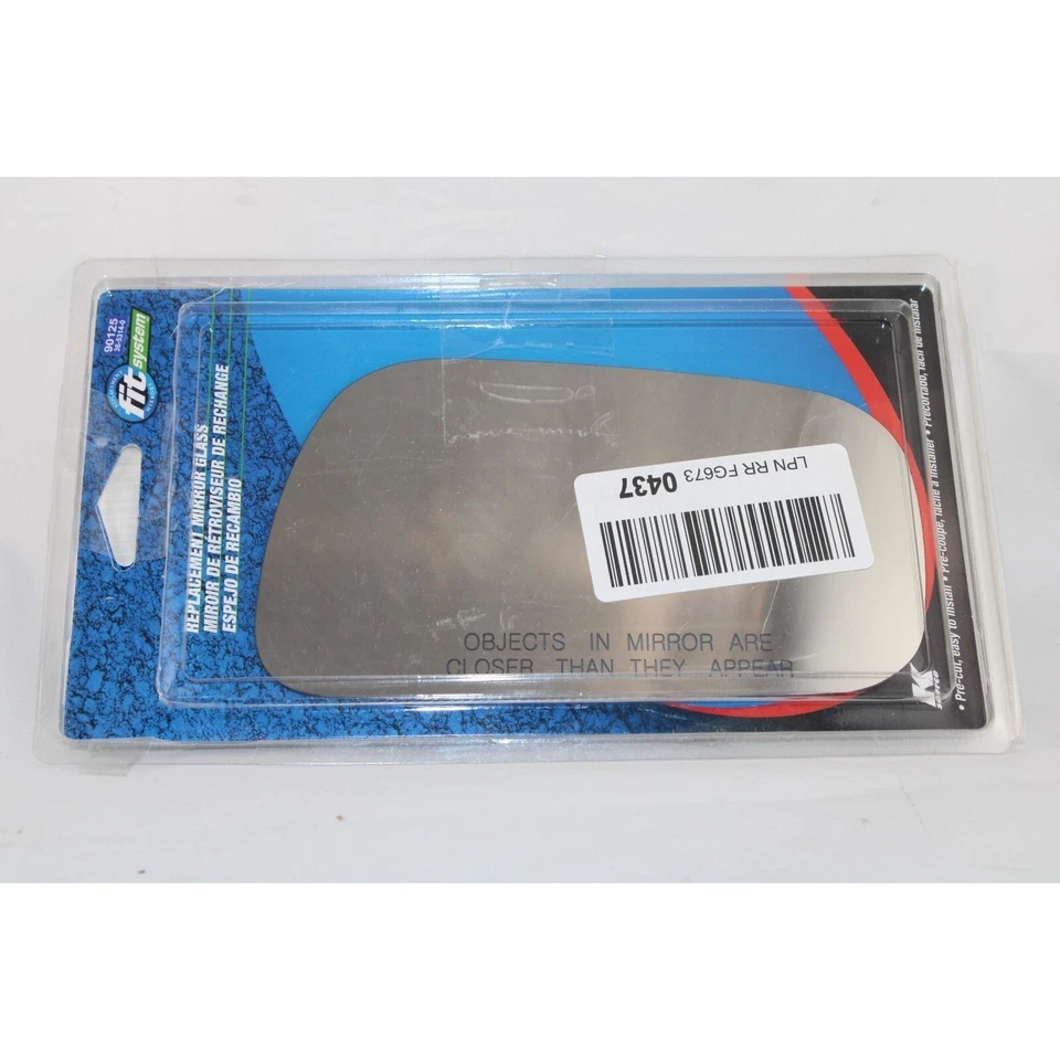 Replacement Mirror Glass for 92-96 Toyota Camry Passenger Side K Source 90125 - Image 3 of 4