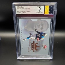 Fleer Ultra LaDainian Tomlinson Rushing Kings Game Used Jersey 5/10 BGS 9