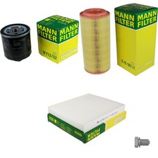 MANN-FILTER Inspektionspaket Filterset passend für Audi A2 1.4 1.6 FSI 8Z0