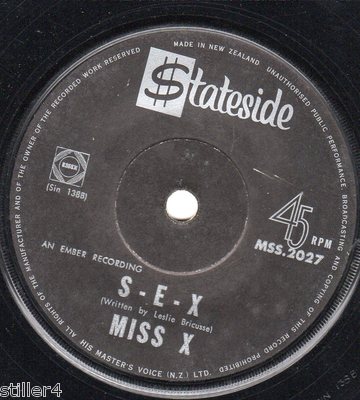 MISS X S-E-X / Christine *AKA JOYCE BLAIR*PRODUCED BY JOHN BARRY*STATESIDE 60s