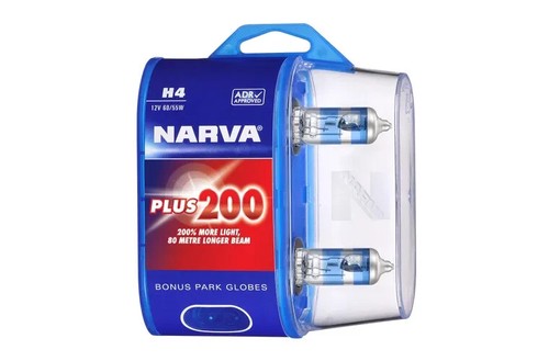 NARVA H4 12V 60/55W Plus 200 Globes + Bonus Parker Globes - Bild 1 von 2