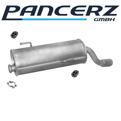 Endschalldämpfer für Peugeot 206 1.1 60ps 1.4 75ps 1.6 90/110 ps 1998-13