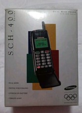 Samsung Dual Mode SCH-400 Cellphone Worldwide Olympic Original Box Charger Read