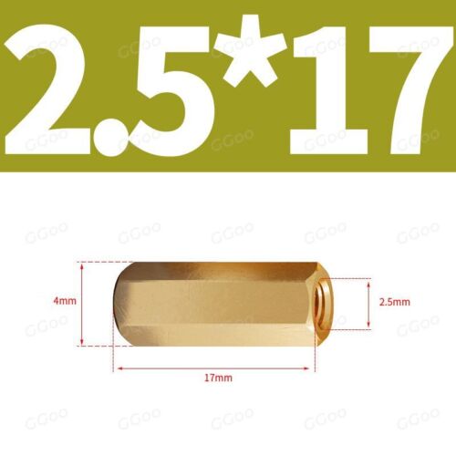 M2 M2.5 M3 M4 M5 M6 Metric Long Hex Coupling Nut with Brass DIN 6334 - Picture 43 of 129