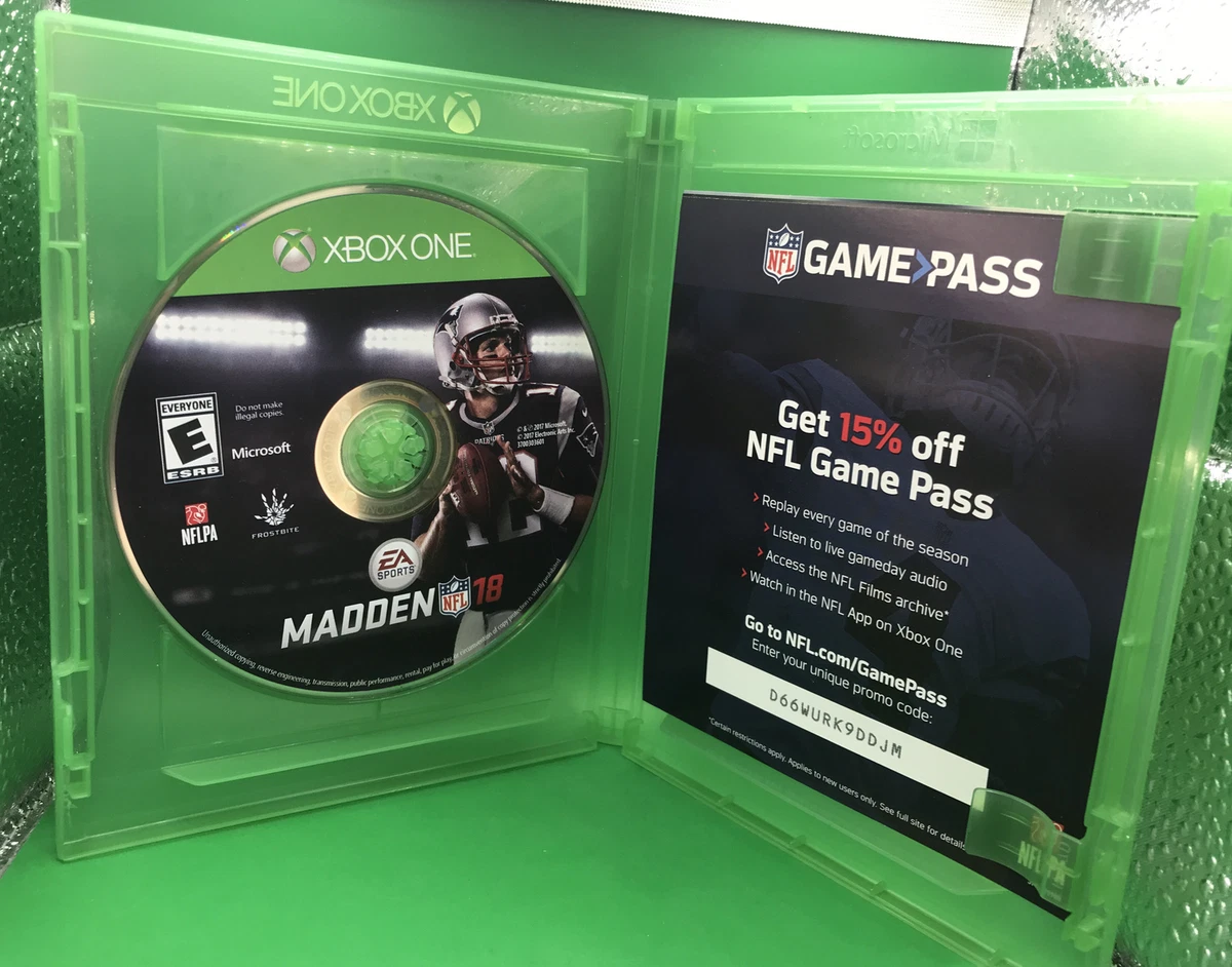 Madden NFL 18 XBox One! eBay