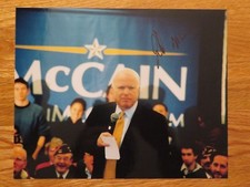 Senator JOHN McCAIN signed 2012 Run for President 8x10 Photo COA