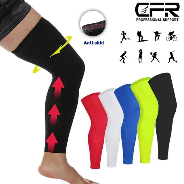 Compression Knee High Sleeve Support Leg Brace Socks Sport Pain Relief Men Women eBay