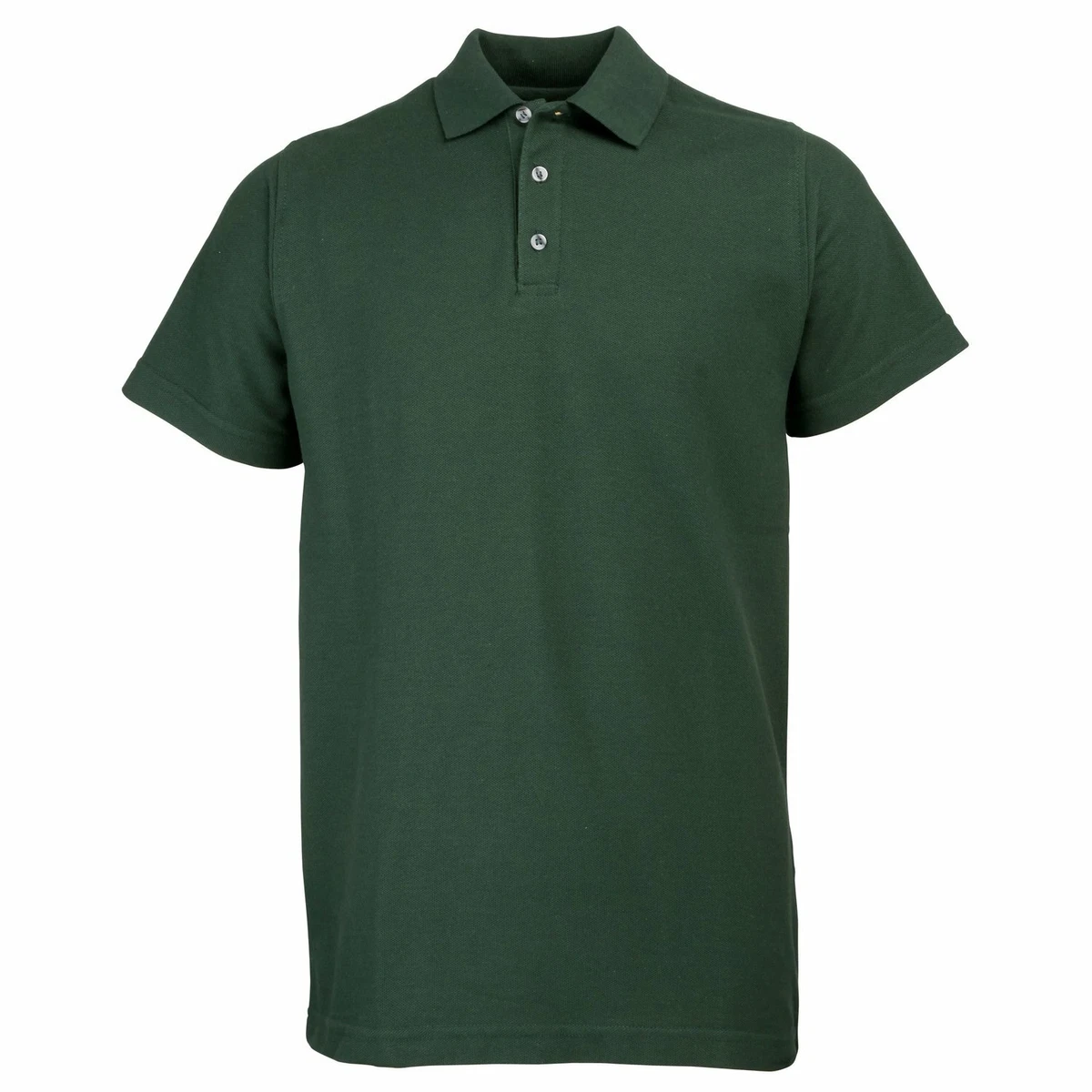 bottle green polo shirt mens