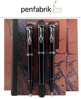 MONTBLANC Writers Edition Agatha Christie 3ER SET FÜLLER KULI BLEISTIFT  in OVP