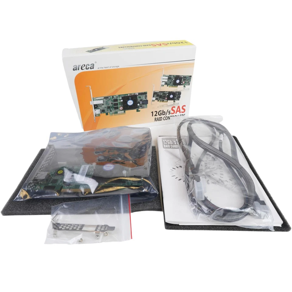 Areca ARC-1883i SAS 12Gb/s 8-Port 2GB Cache PCIe 3.0 x8 RAID Controller Adapter - Image 3 of 4