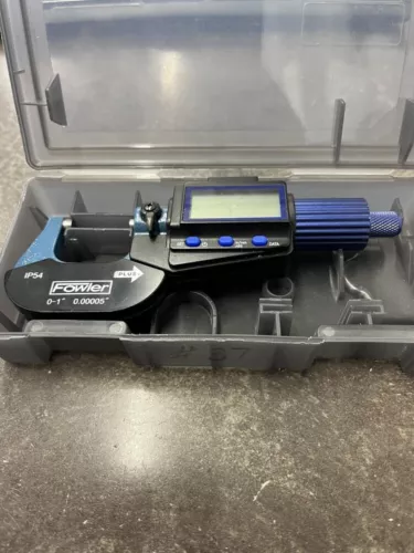 FOWLER IP54 PLUS 0-1" 0.00005" DIGITAL MICROMETER