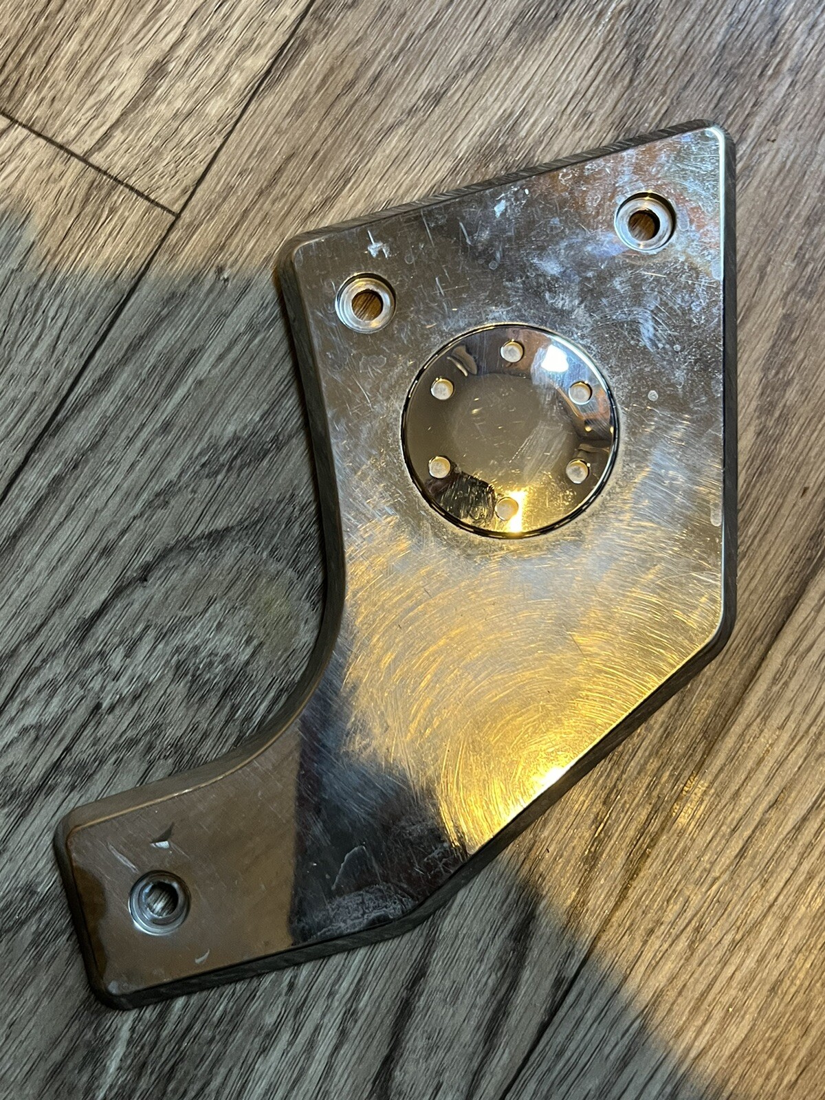 A6B Show Chrome Honda Goldwing GL 1800 Chrome Swing Arm Pivot Covers 52