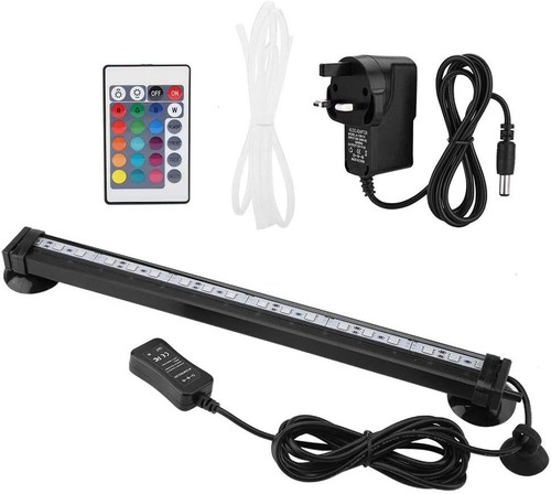 Bubble Light Aquarium Light, Fish Tank, Underwater Led with Remote Control - Picture 2 of 5