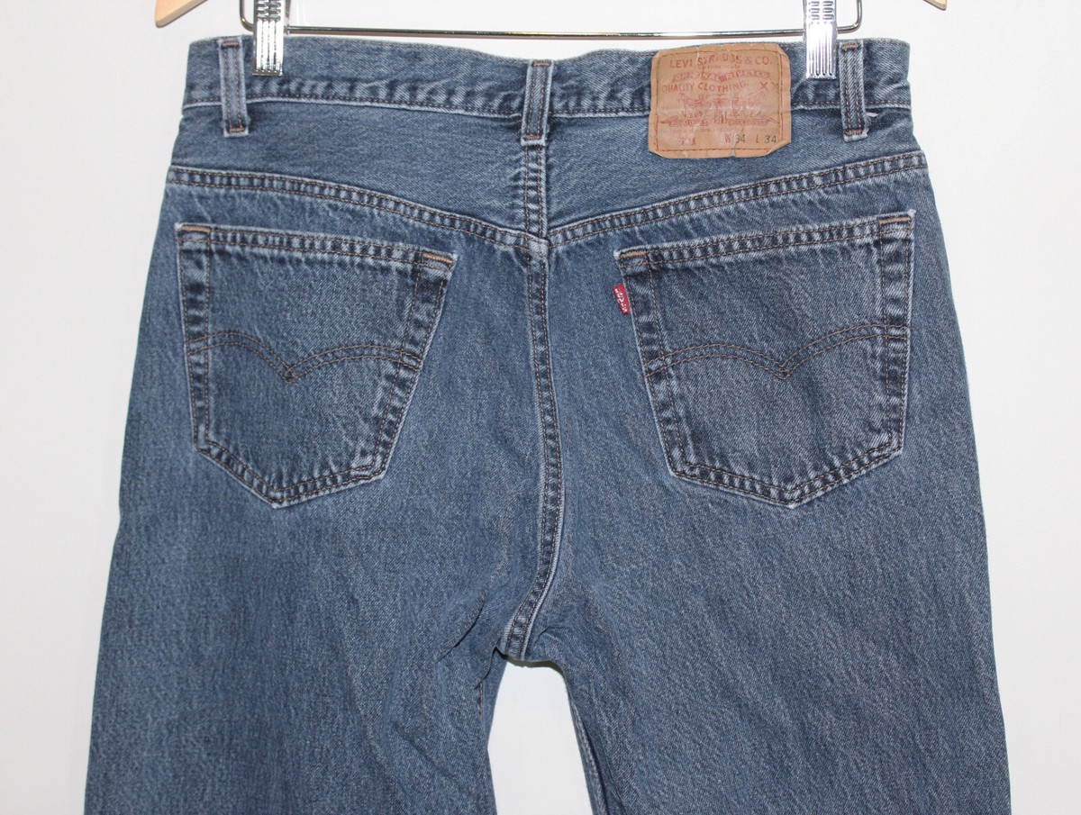 Levi's 501 Vintage Made In USA 90s Blue Jeans Denim Men's 32