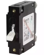 Blue Sea 7248 C-Series White Toggle Circuit Breaker Single Pole 80 Amp Marine 