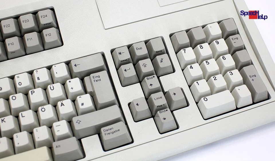 IBM 1394312 Vintage Keyboard Computer Keyboard Qwertz German Retro Old 1995 - Image 3 of 4