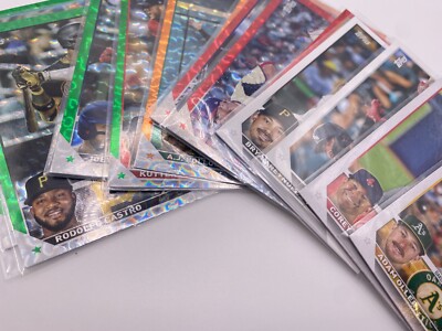 2023 Topps Series 2 *Vintage Stock**Red-Orange-Green Foil**Advanced Stats*