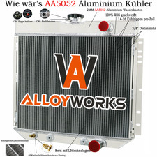 3 serie radiatore acqua alluminio per Mustang Cougar Falcon 66-70 Fairlane 63-69 ITA