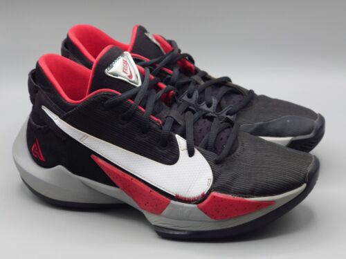 Nike Zoom Freak 2 Bred 2020 Giannis Antetokounmpo Size 7.5 Mens - Picture 3 of 8