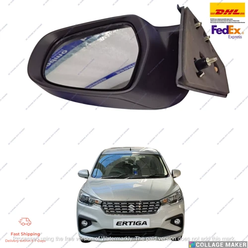 84701M72R00-5PK Rh Side View Mirror For Suzuki Ertiga 2018-2023 Model Oem Genuin