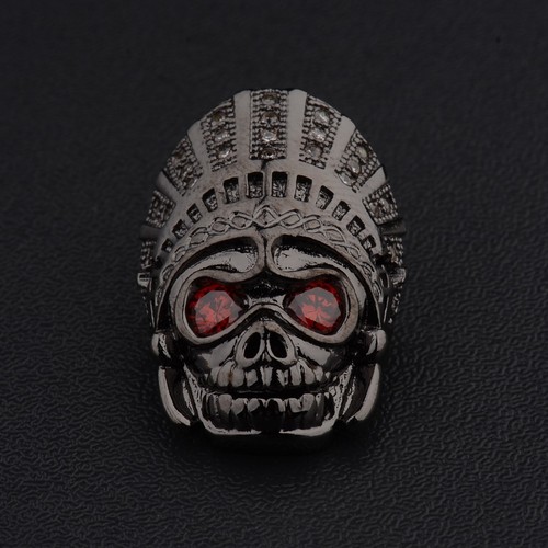 Cubic Zircornia Gemstones Skull Bracelet Necklace Craft Connector Charm Beads - Picture 70 of 189