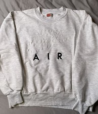 Vintage 90s Nike Air Sweatshirt Crewneck Spell Out USA Made Sz. M Fits Small