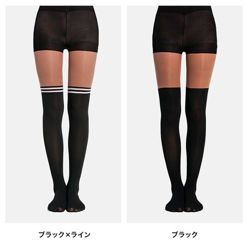 All-in-One Golf Tan Stockings Black - 第 3/5 張圖片