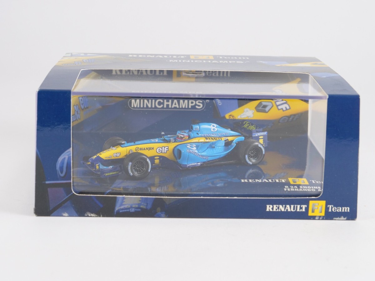 スポーツ 1/43 minichamps Renault F1 R24 F.Alonso Minichamps 1/43 Renault F1 Team R24 Engine RS24 Alonso 403