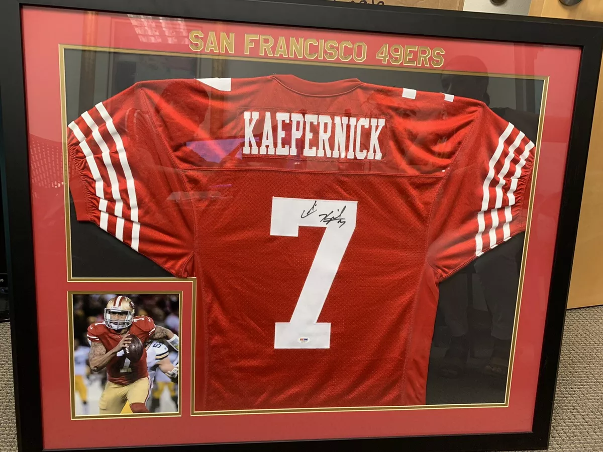 Colin kaepernick autographed jersey cheap