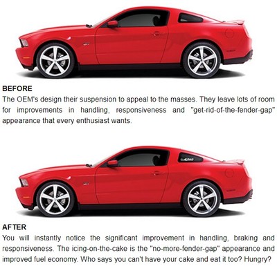 EIBACH 2011-2014 FORD MUSTANG 3.7L V6 / GT 5.0L V8 PRO-KIT