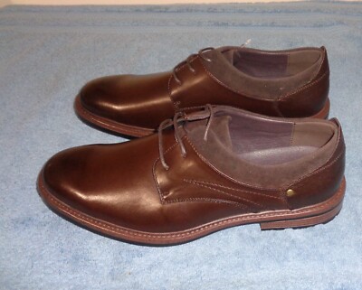 EliteLand Brown Leather Oxford Dress Shoes New w Tag & Box-11 Eliteland Men main image 2