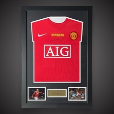 WAYNE ROONEY Manchester United Hand Signed And Framed Football Shirt &pound;249