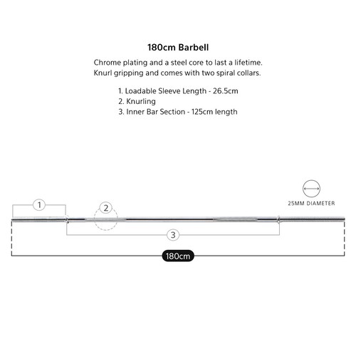 NEW CORTEX 90kg EnduraShell Barbell Standard (25mm) Weight Set Home Gym Fitness - Picture 4 of 6