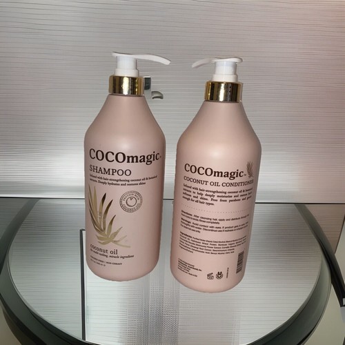 Cocomagic Shampoo & Conditioner with Coconut Oil & Miracle Ingredients 32 oz Ea. - Picture 3 of 3