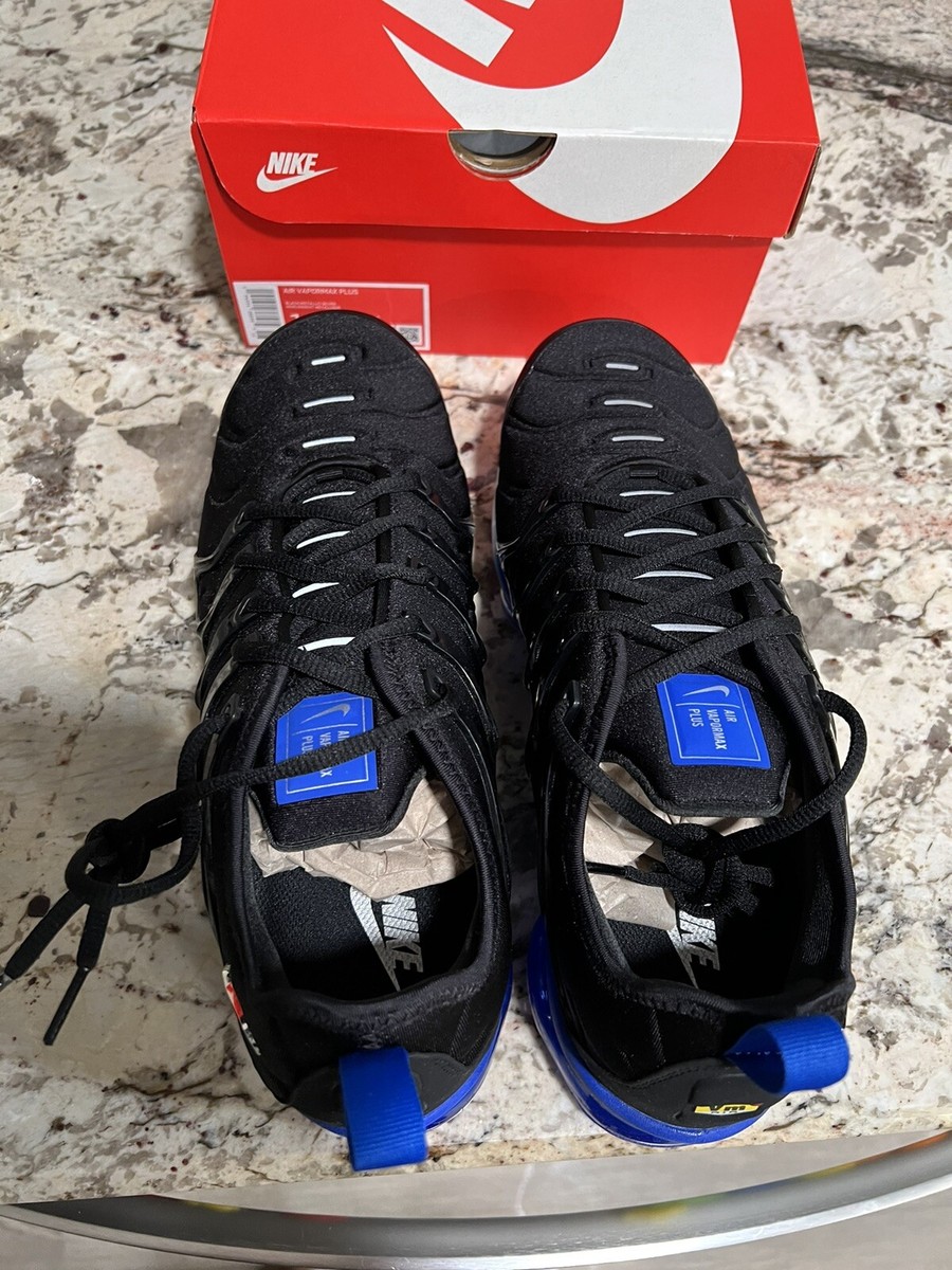 Nike Air Vapormax Plus Magic Black Silver Royal Blue Shoes  display picture 2
