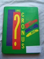 1992 WEST FORSYTH HIGH SCHOOL YEARBOOK CLEMMONS, NORTH CAROLINA  CRONUS