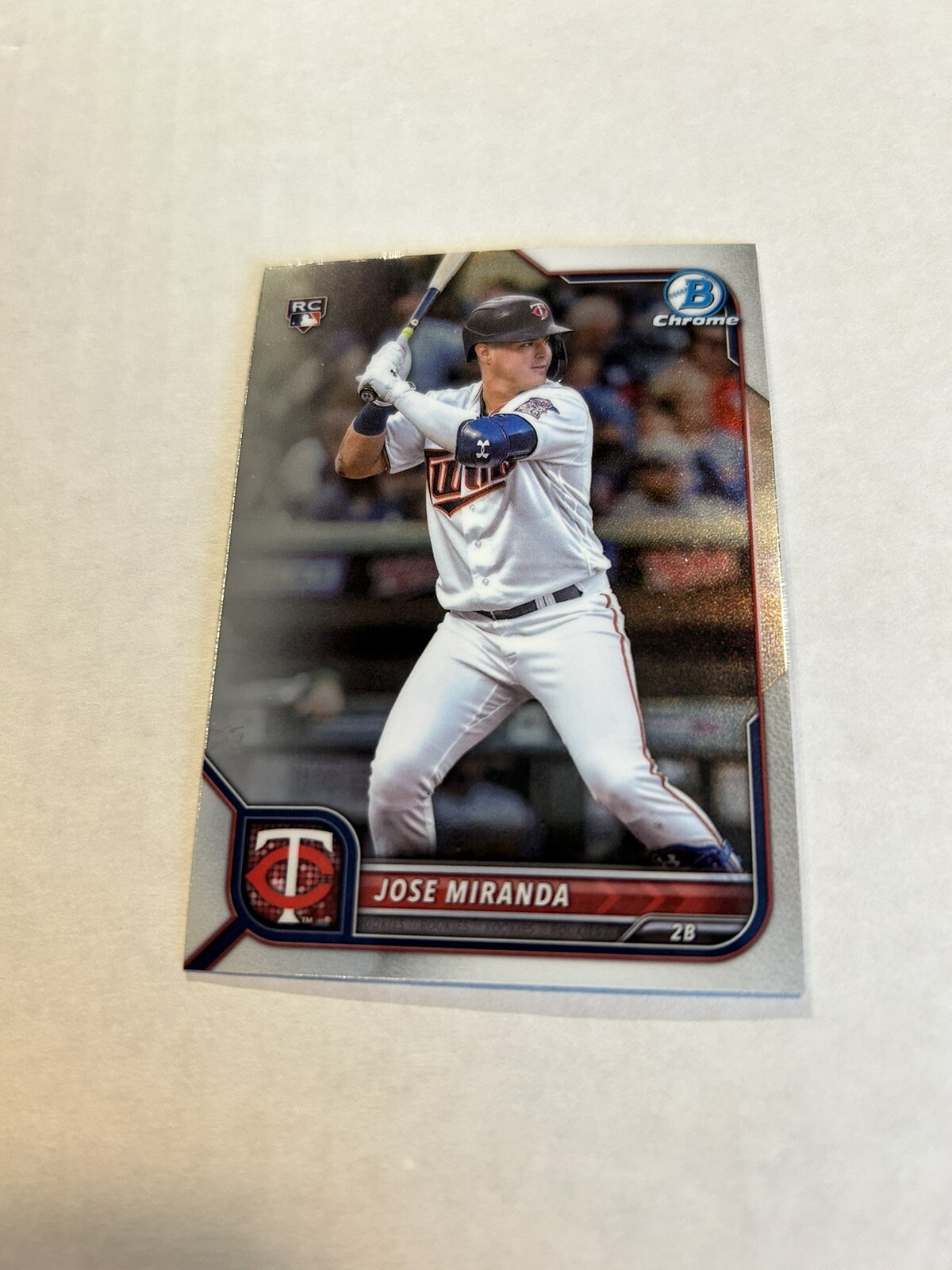 2022 BOWMAN CHROME JOSE MIRANDA ROOKIE #17 TWINS