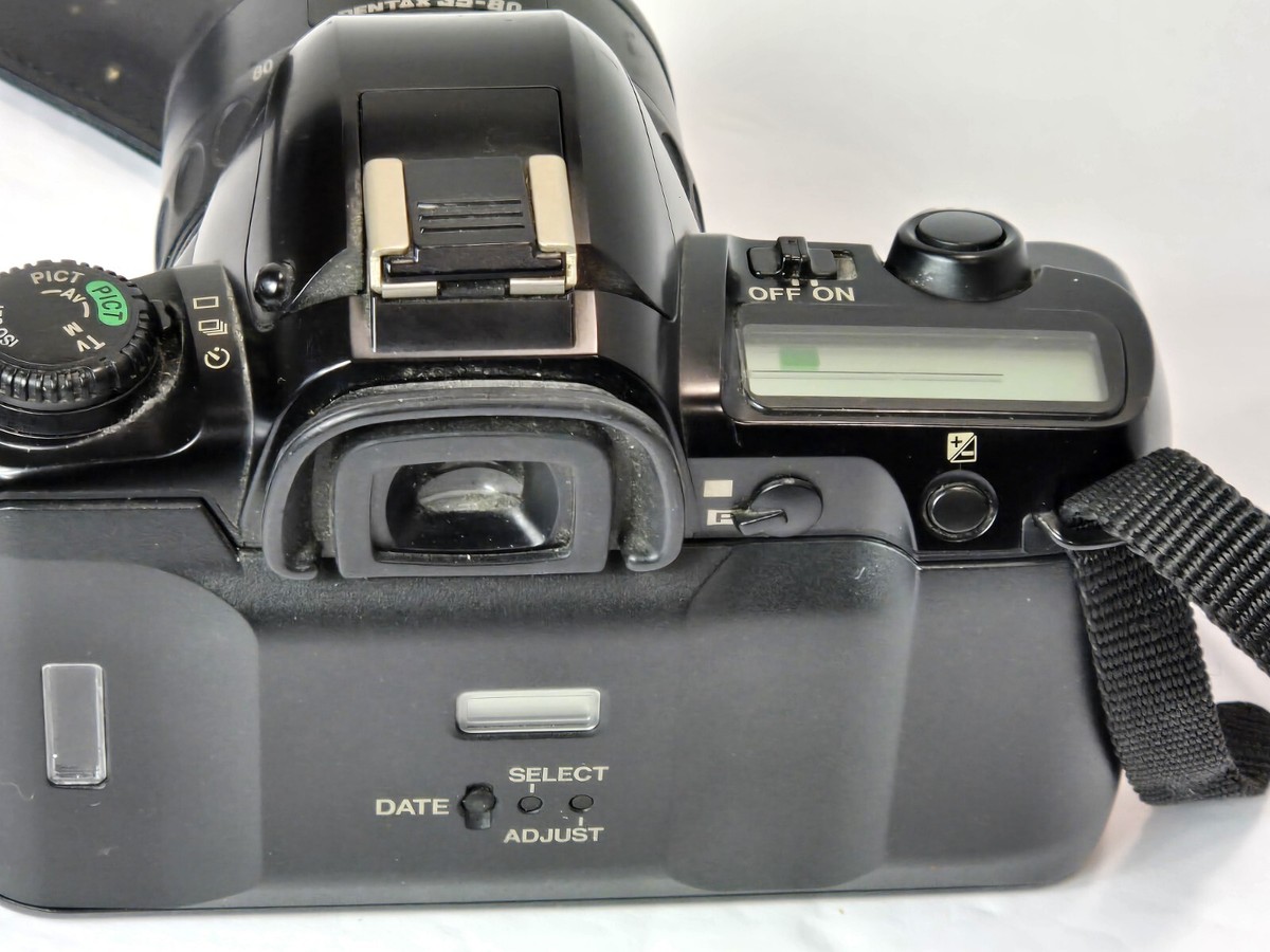 Pentax ZX-10 35mm Film Camera w/ 35-80mm Lens Strap UntestedFOR