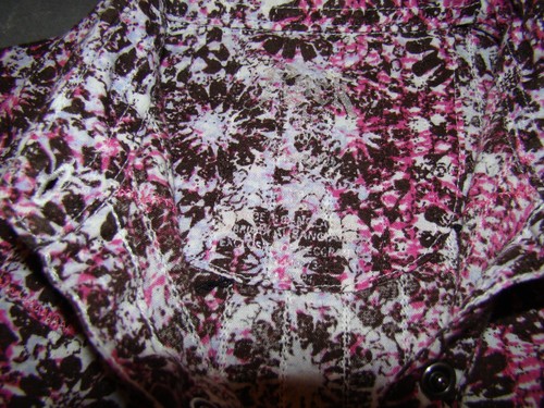 Rock 47 Wrangler Girls Size 8 Purple Long Sleeve Snap Western Shirt - Picture 4 of 6
