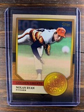 Nolan Ryan Baseball Card #GG-6 Topps Golden Greats Houston Astros MLB HOF NM-MT