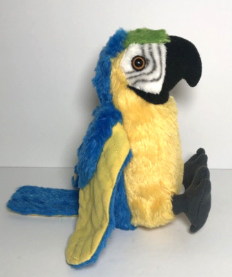 Wild Republic Parrot 9'' Sitting Stuff Plush Animal Toy