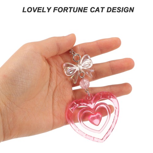 2 Pcs Love Bow Mobile Phone Chain Cell Decorations Charms Kawaii - 第 2/12 張圖片