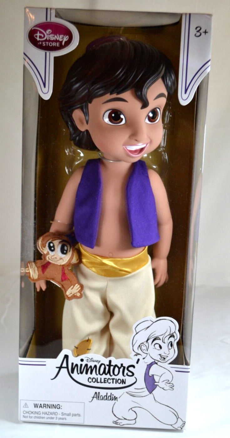 2011 NIB Disney Animators' Collection ALADDIN With Abu 16