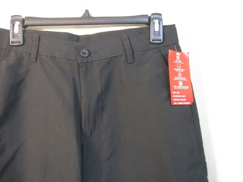 NWT Chaps Boys Performance Engineering Black School Shorts Style C861043H - Picture 2 of 4