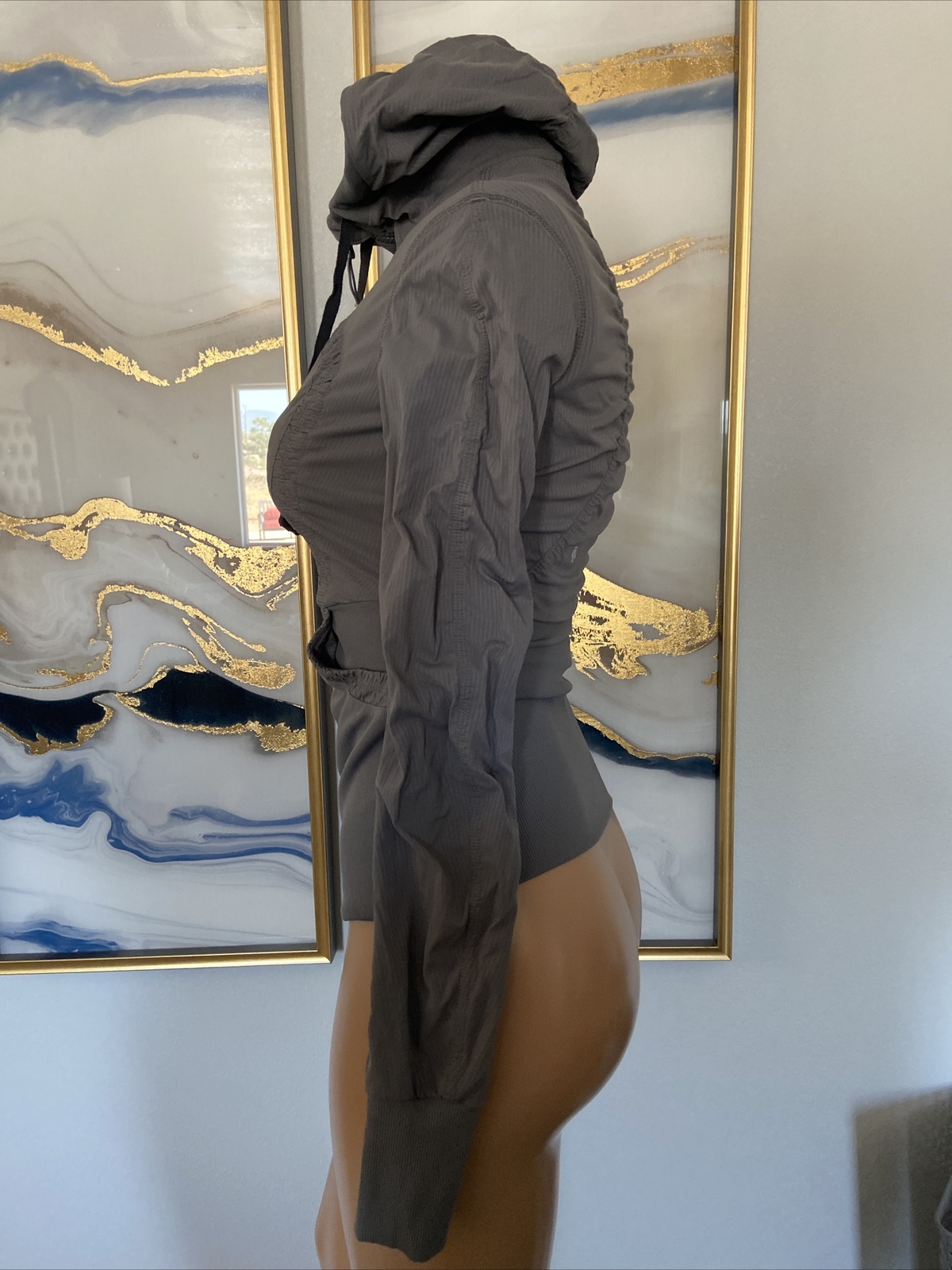 LULULEMON Dance Studio Jacket Reversible Gray Siz… - image 6