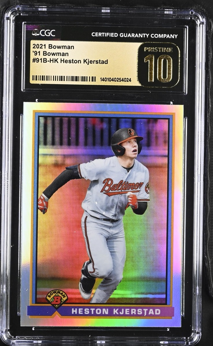 2021 Bowman '91 Bowman 91B-HK Heston Kjerstad CGC Pristine