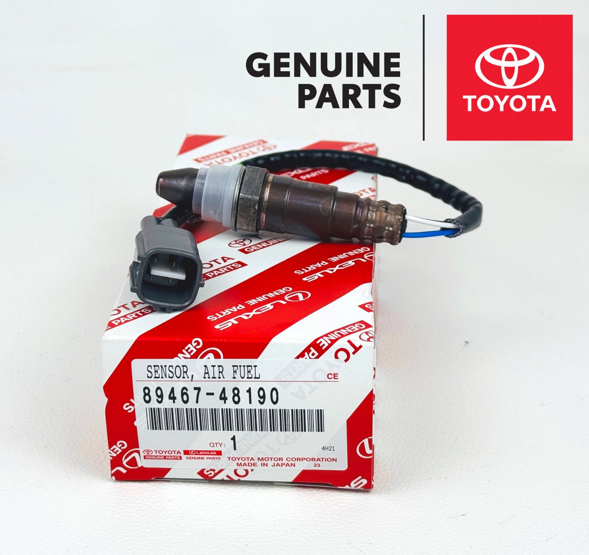 89467-48190 GENUINE TOYOTA SENSOR, AIR FUEL RATIO 8946748190 NEW