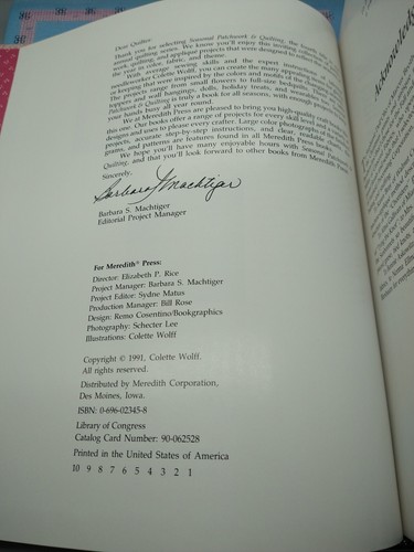Saisonales Nähen Basteln Buch Menge (2) Steppen Patchwork Kreuzstich Weihnachten - Bild 7 von 18