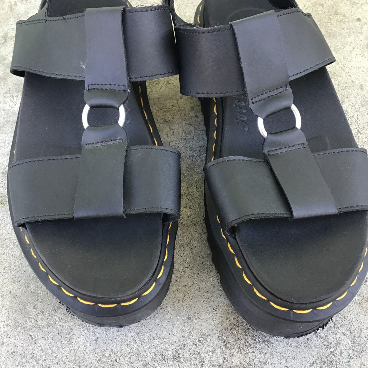 Dr. Martens Francis Women Size 10 Leather Strap Platform